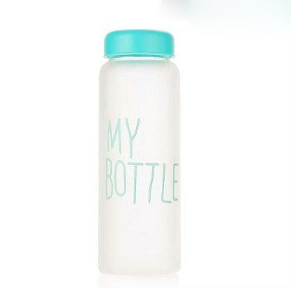 500ML High quality my bottle borosilicate glass milk Matt water bottle custom color or logo