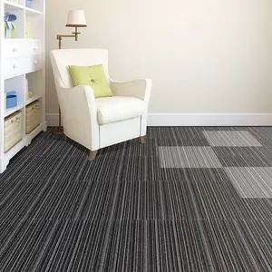 Tapis modulaire à usage Commercial en Nylon, avec support en PVC, 100%