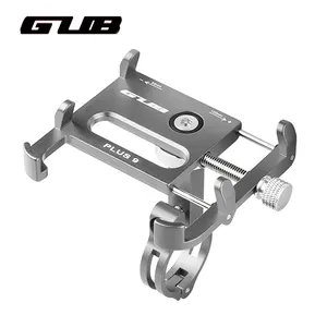 GUB Plus 9 铝合金自行车手机支架 MTB 山地自行车车把支架 3.5 “至 7.5 “智能手机