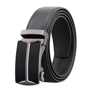 Men Designer Belt Custom Wholesale Automatic Sliding Leather Belt Men Genuine Leather