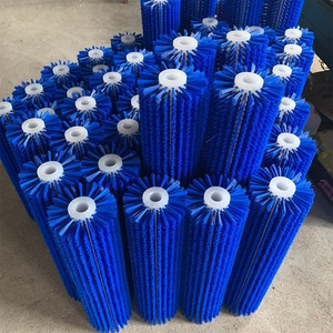Nylon pp <strong>bristle</strong> <strong>rotary</strong> roller industrial <strong>brush</strong> Fruit roller <strong>brush</strong> for cleaning support oem customized - Product Image 3