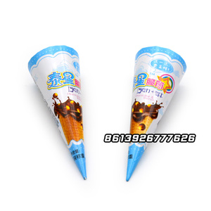 Halal Delicious BIg Crispy Oat <strong>Chocolate</strong> Ice Cream <strong>Cone</strong> With <strong>Chocolate</strong> Cup - Product Image 3