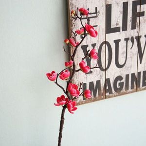 YI WU ZERO vendita calda <span class=keywords><strong>di</strong></span> alta qualità Real Touch fiore decorativo prugna <span class=keywords><strong>di</strong></span> seta fiore <span class=keywords><strong>di</strong></span> ciliegio artificiale per la decorazione domestica <span class=keywords><strong>di</strong></span> nozze - Product Image 4