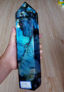 Большой камень из натурального Лабрадорита С хорошей вспышкой, кристальная башня из лабрадорита - Product Image 2