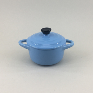 Ustensiles de cuisine décoré pas cher prix double poignées <span class=keywords><strong>mini</strong></span> cocottes en céramique chaude pot ensemble pour personnalisé - Product Image 3