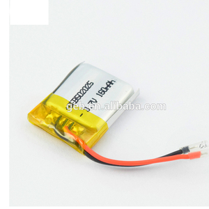 แบตเตอรี่ลิเธียมไอออนโพลิเมอร์แบบชาร์จไฟขนาดเล็ก<span class=keywords><strong>502025</strong></span> 3.7V 160MAh
