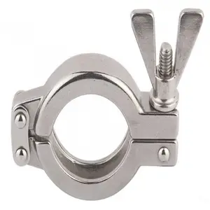 Ghiera in acciaio full size 3A tri clamp sanitario/clip elettriche/morsetto circolare per raccordo per tubi in acciaio inossidabile prezzo