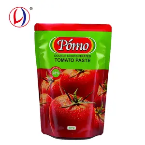 Materiais de empacotamento de alimentos a vácuo, sacos de nylon para pasta de tomate