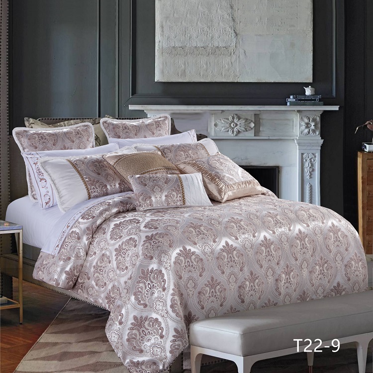 KOSMOS precio al por mayor dubai de lujo jacquard lecho 9 unids elección hogar cama edredón
