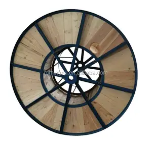 Sale Empty Steel Wood Cable Spool for Electric Wire
