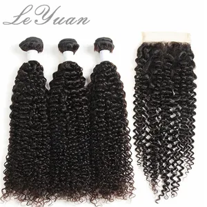 3 1 hair bundle packet with closure 2020