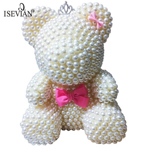 ISEVIAN Bella Schiuma Fiore della Rosa Del Cane per il regalo <span class=keywords><strong>di</strong></span> san valentino e regali <span class=keywords><strong>Di</strong></span> Natale Lavaggio Sapone Fiore <span class=keywords><strong>di</strong></span> Peluche Orso - Product Image 3