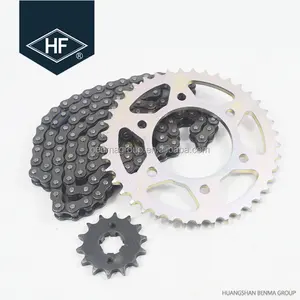 Ybr 150cc and motorcycle sprocket for motorcycle parts 41t 14t 428h 126l chain T-14T 428H-126L a3 steel  hf