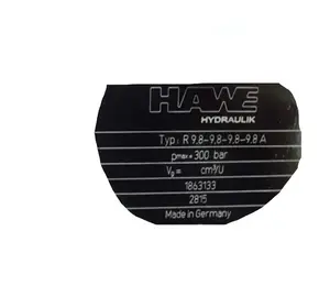 HAWE-bomba de pistón radial hidráulico, R9.8-9.8-9.8-9.8A