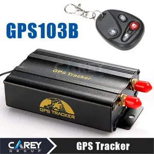没有零售盒子 TK103B 车辆 GPS 跟踪器远程控制四频 sd卡 GPS 103 PC 和基于网络的 GPS 系统实时跟踪