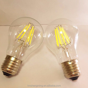 Precio de fábrica luz E27 <span class=keywords><strong>A19</strong></span> 4 W 6 W dimmable LED redondo forma de globo bombilla de filamento - Product Image 4