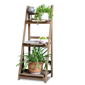 <span class=keywords><strong>Support</strong></span> de présentation pour plantes et pots de fleurs <span class=keywords><strong>en</strong></span> <span class=keywords><strong>bois</strong></span> pliable - Product Image 4