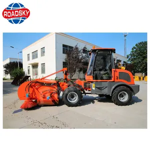 Tractor cleaning machine road sweeping truck Sweeping car Tractor mounted road sweeper for sale