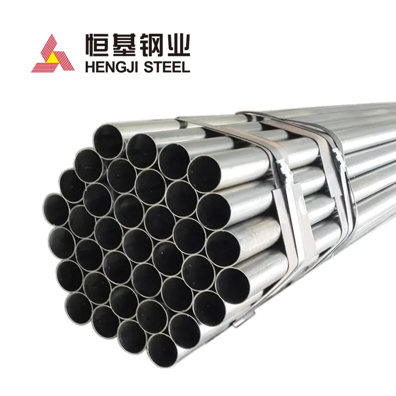 Material de tubo hueco metal erw q345 q235b erw tubo soldado de aço redondo neto dn200