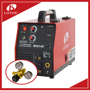 Lotos MIG140 chino precio CO2 soldadura SS hoja de aluminio 140 AMP estable MIG máquina con la antorcha libre - Product Image 4