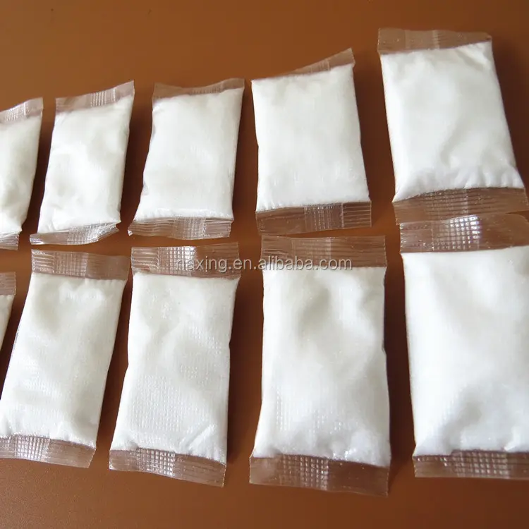 Sodium Polyacrylate Small Pouch as Water Absorbing Agent SAP white powder for asborbing blood super absorbent polymer hydrogel