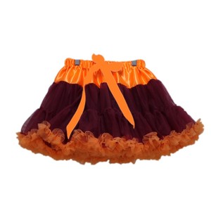 Venta al por mayor, ropa de Boutique para niños, tutú de gasa para niños, alta calidad y súper esponjoso, Peach, Pettiskirt para niñas - Product Image 4