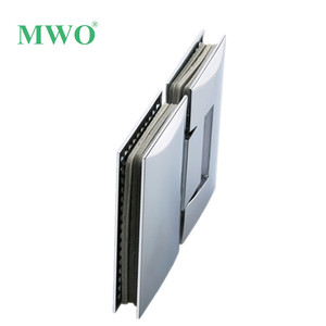 บานพับกระจกอาบน้ำทองเหลือง180องศาสำหรับประตูกระจกห้องน้ำ - Product Image 3