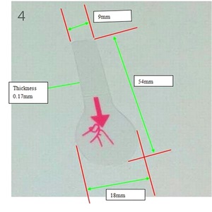 투명한 애완 동물 물자 플라스틱 건전지 절연체 탭, 건전지 고립된 지구, 단추 건전지를 위한 잡아당기기 탭 - Product Image 4