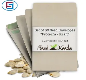 Envelope Custom Self-Sealing Printable Eco Seed Packet Envelopes