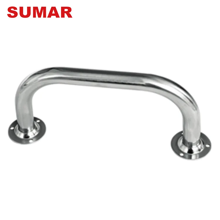 Steel pipe stairs stainless steel marine handrail for boat ladder