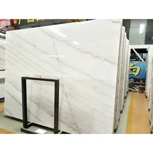 Própria casa venda atacado fábrica fábrica fábrica china dongxi branco pedra piso mármore slab preço