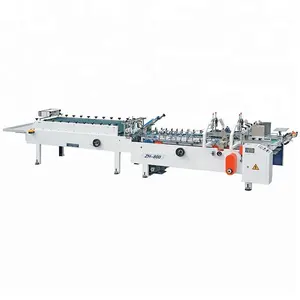 ZH-800 Zhejiang paper board folding and gluing machine, equipment for gluing boxes