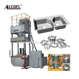 Pressa idraulica automatica per lavello in acciaio inox linea di produzione disegno profondo 4 colonna pressa idraulica prezzo - Product Image 4