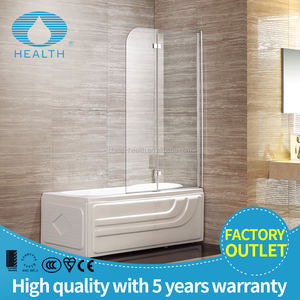 <span class=keywords><strong>Mampara</strong></span> de <span class=keywords><strong>Ducha</strong></span> Pivotante para Bañera de Vidrio, Modelo JP104, Estilo Dubái - Product Image 2