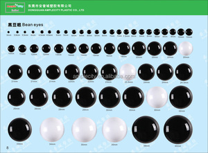 <span class=keywords><strong>Yeux</strong></span> de haricots de sécurité en plastique 50 cm, peluches douces/noirs en <span class=keywords><strong>peluche</strong></span>, jouets et poupée - Product Image 6