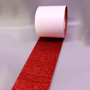 Rollo de cinta adhesiva de espuma de papel, purpurina, multicolor, suministro de fábrica, venta al por mayor - Product Image 4