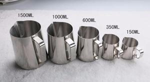 150 350 600 1000 1500 2000ml Modern Eco-Friendly Stainless Steel Mirror Polished Coffee Utensil Water Milk Jug Coffee <strong>Dip</strong> <strong>Pot</strong> - Product Image 5