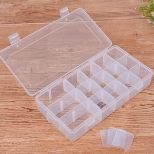 Caja de almacenamiento de plástico transparente extraíble organizador pp con 18 divisores - Product Image 3
