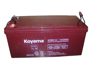 KOYAMA 200ah 12V VRLA AGMバッテリーUPSバッテリー充電式蓄電池 - Product Image 3