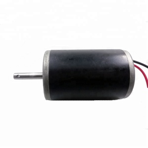 Motor DE VENTILADOR DE MESA DE 12V CC, 2000rpm, 59mm con conmutación de cepillo, construcción de imán permanente, diámetro del eje de 8mm para uso en el hogar y la Oficina - Product Image 1