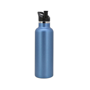 Bouteille d'eau isolée sous vide de sport enduite de poudre de gobelet en acier inoxydable à double paroi de haute qualité avec bouchon à rabat - Product Image 5