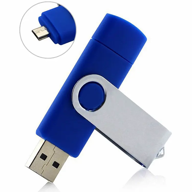 Pen Drive 2 In 1 Fungsi USB 3.0, Pendrive USB 8Gb 16Gb 32Gb 64Gb Dual Port untuk Ponsel Android