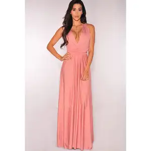 2019 de moda mujer Sexy ropa Multi color vestidos de las mujeres