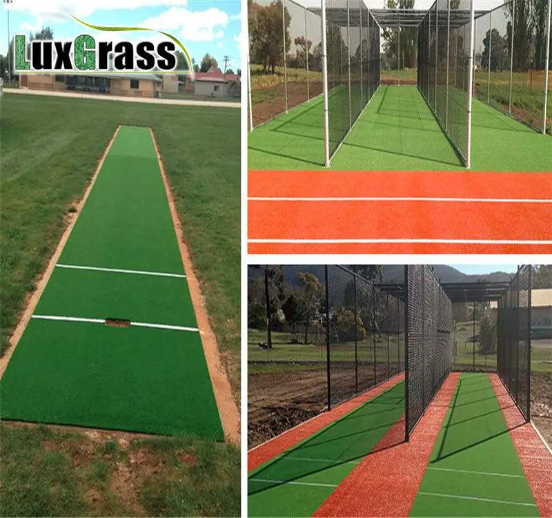 Uitstekende UV-Stabiliteit Sport Plastic Gras Voor Cricket Pitch Kunstmatige Tapijt