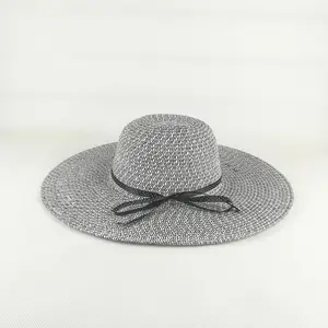Chine fournitures pliable pas cher chapeaux de paille chapeau de plage soleil chapeaux