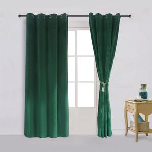 Cortina de terciopelo DaiRui para decoración de iglesias, teatros y escenarios, cortina pesada para ventanas de sala de estar - Product Image 6