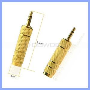 Convertidor de <span class=keywords><strong>Conector</strong></span> de Audio para Auriculares de 6.5mm a 3.5mm, <span class=keywords><strong>Conector</strong></span> de Micrófono Hembra a Macho, Convertidor de <span class=keywords><strong>Conector</strong></span> para Auriculares - Product Image 3