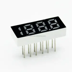 Jstronic 12 pin 1888 shape 3.5 digit 0.25" inch mini 7 segment led display