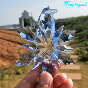 Meistverkaufte Hängende Kristall-Schneeflocke für Weihnachtsbaumdekoration - Product Image 6