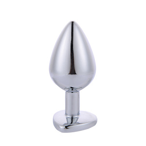 Volwassen hart jeweled butt plug sex toys anale butt plug broek g-snaar met butt plug - Product Image 3
